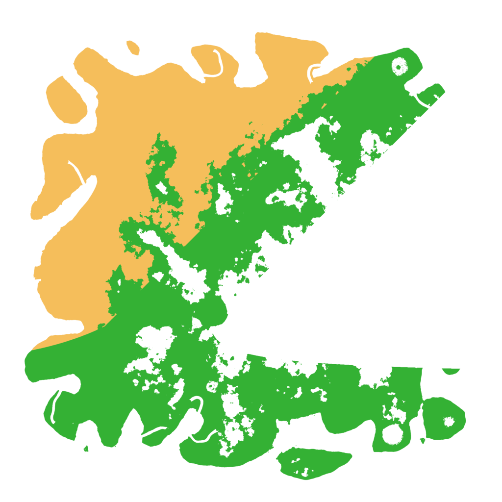 Biome Rust Map: Procedural Map, Size: 4500, Seed: 158159456