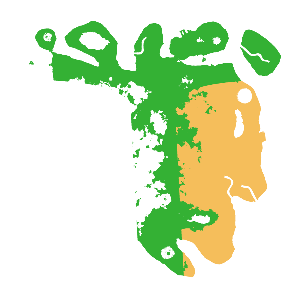 Biome Rust Map: Procedural Map, Size: 3500, Seed: 1537536413