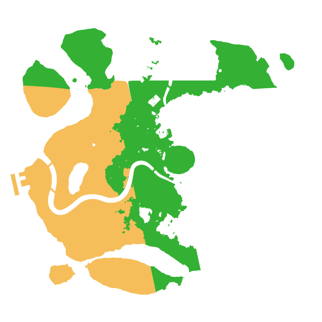 Biome Rust Map: Procedural Map, Size: 3000, Seed: 31252424