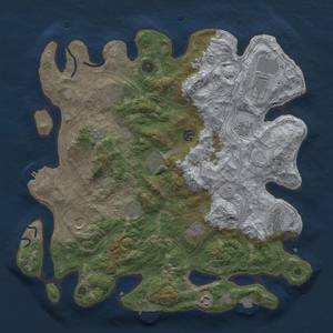 Thumbnail Rust Map: Procedural Map, Size: 4250, Seed: 1771389787, 19 Monuments