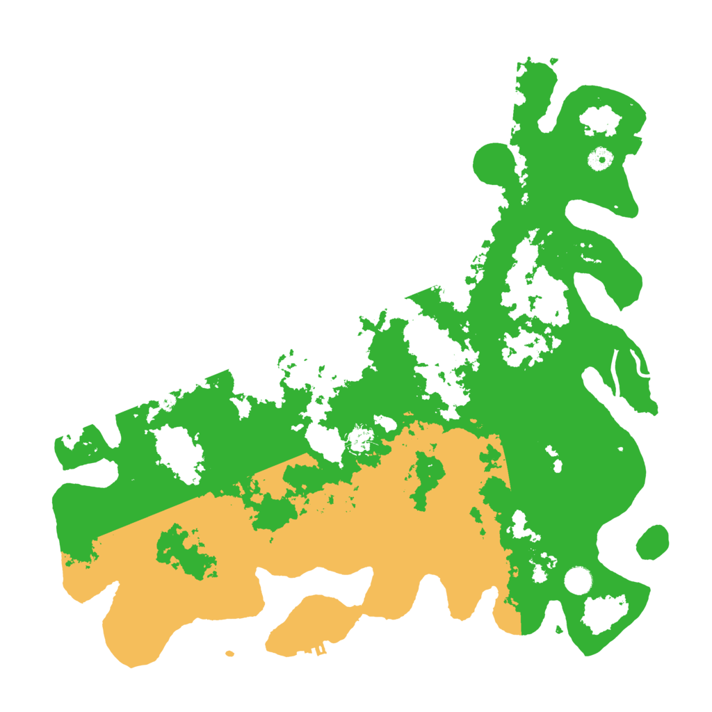 Biome Rust Map: Procedural Map, Size: 4500, Seed: 1403779965