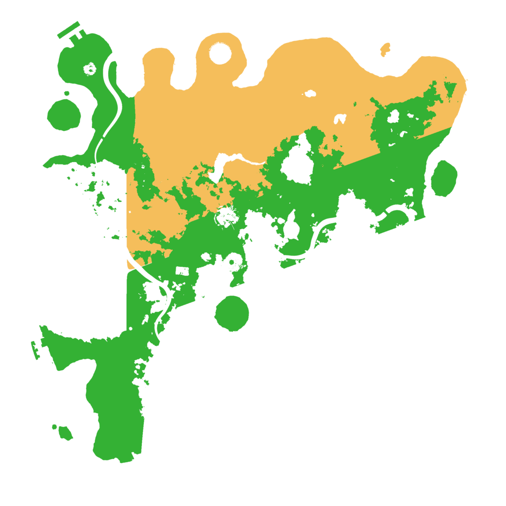 Biome Rust Map: Procedural Map, Size: 4100, Seed: 148769013