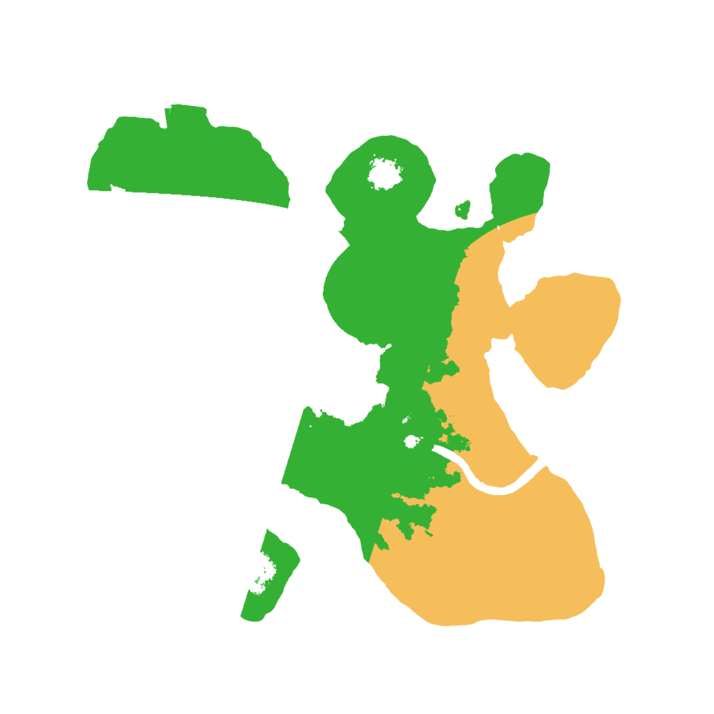 Biome Rust Map: Procedural Map, Size: 2000, Seed: 765290722