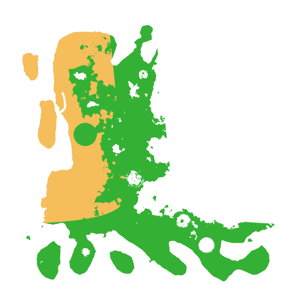 Biome Rust Map: Procedural Map, Size: 3500, Seed: 535688