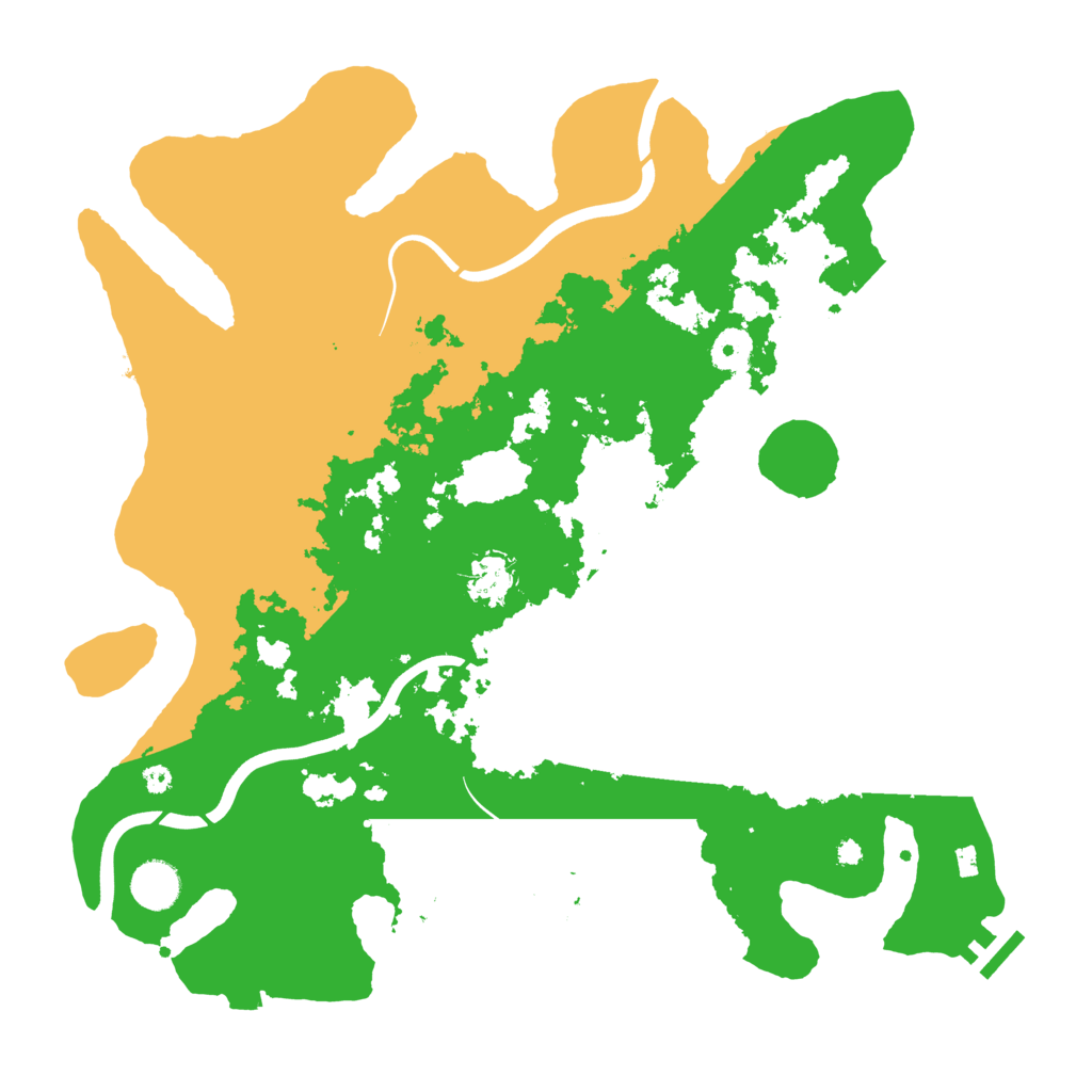 Biome Rust Map: Procedural Map, Size: 3900, Seed: 53249393