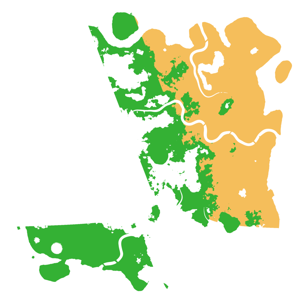 Biome Rust Map: Procedural Map, Size: 4800, Seed: 164102216