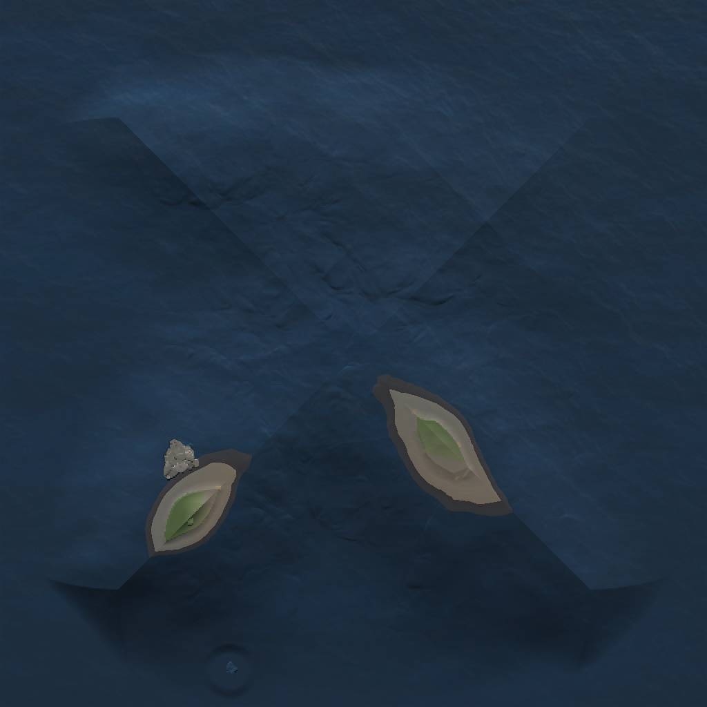 Rust Map: Procedural Map, Size: 1000, Seed: 1281868196, 3 Monuments