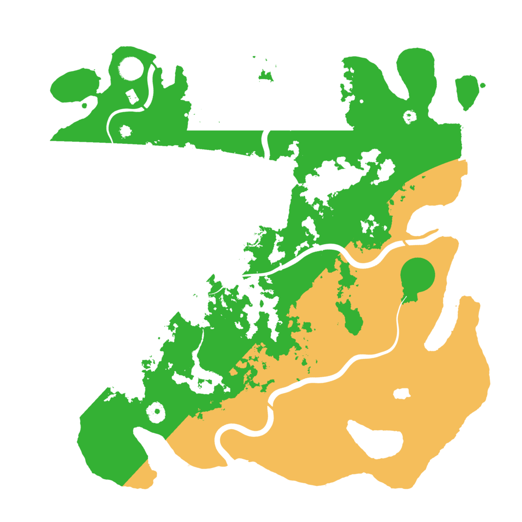 Biome Rust Map: Procedural Map, Size: 4000, Seed: 54978968