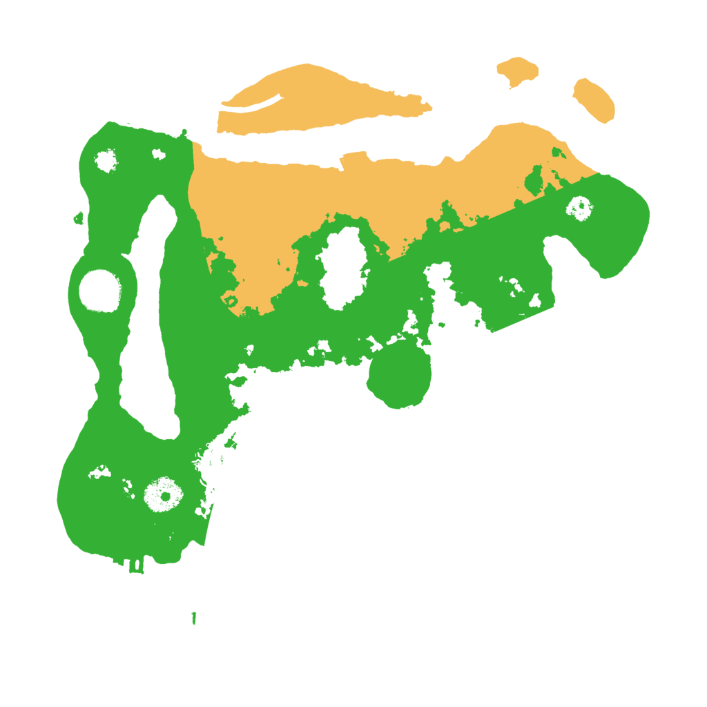 Biome Rust Map: Procedural Map, Size: 3000, Seed: 96690