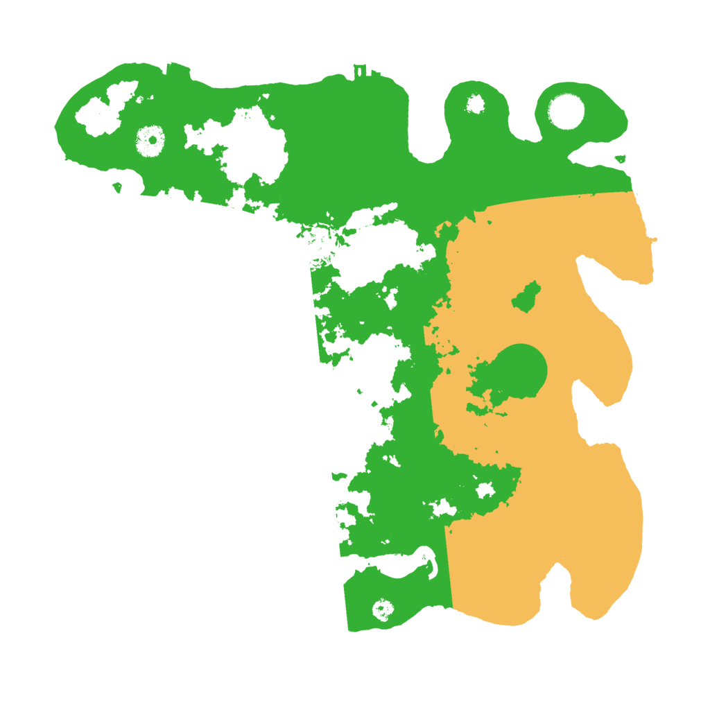 Biome Rust Map: Procedural Map, Size: 3500, Seed: 408550077