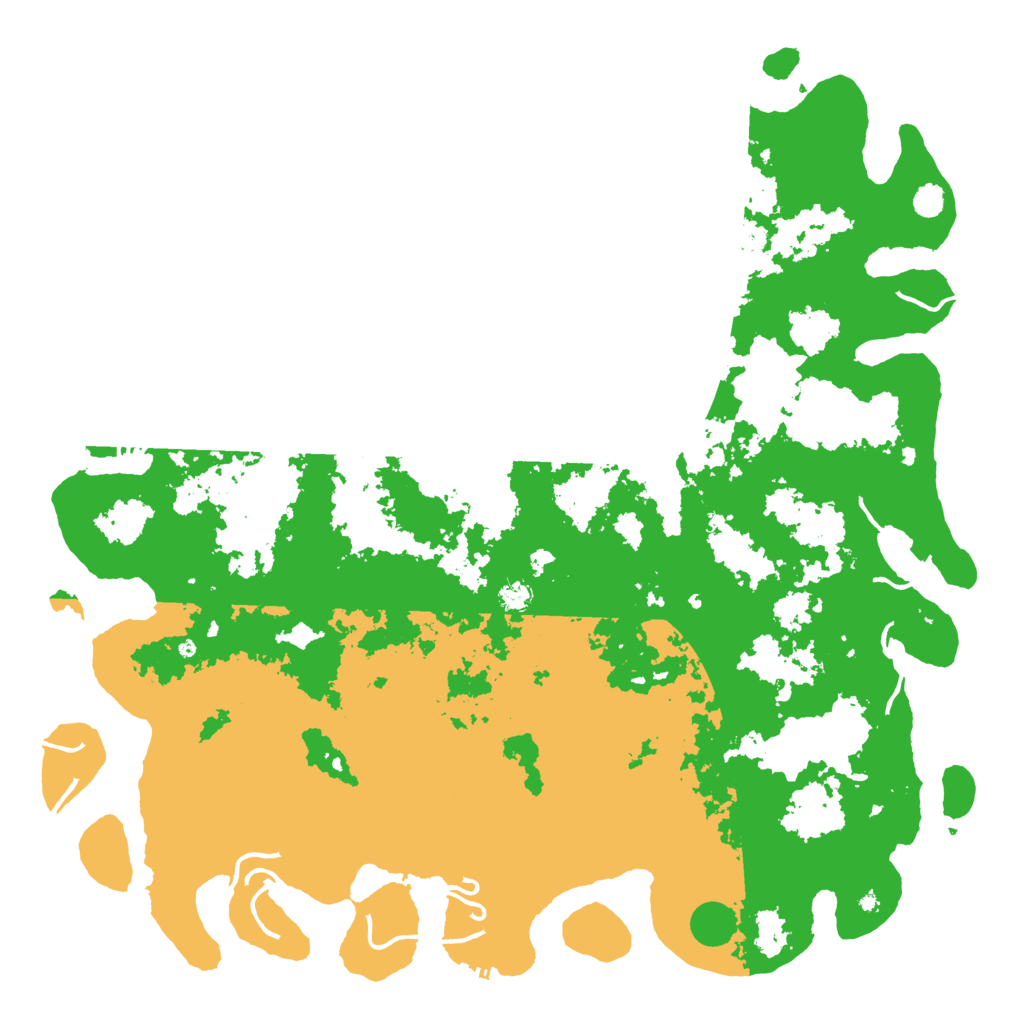 Biome Rust Map: Procedural Map, Size: 6000, Seed: 1352214964