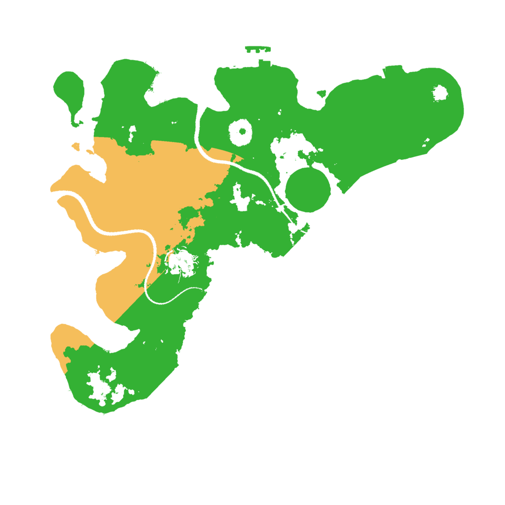 Biome Rust Map: Procedural Map, Size: 3000, Seed: 8921405