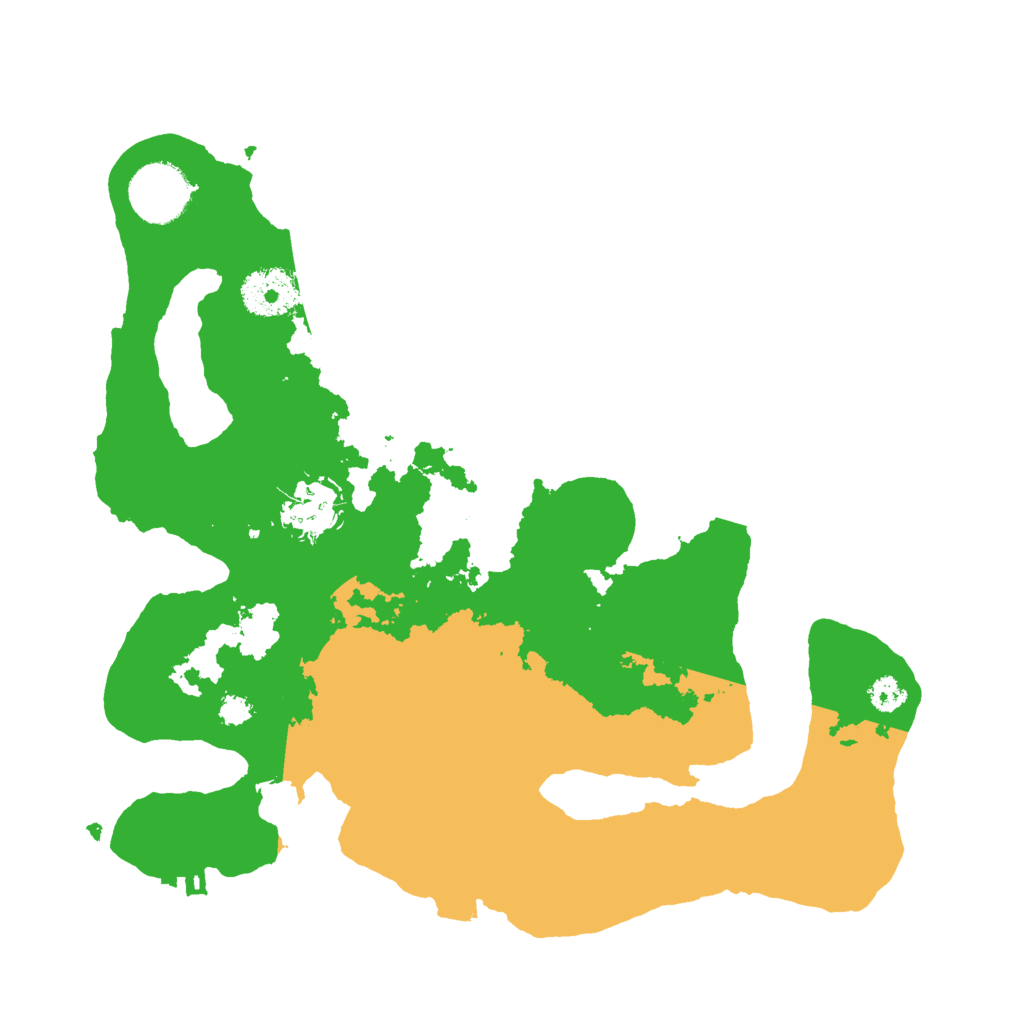 Biome Rust Map: Procedural Map, Size: 3000, Seed: 6415203