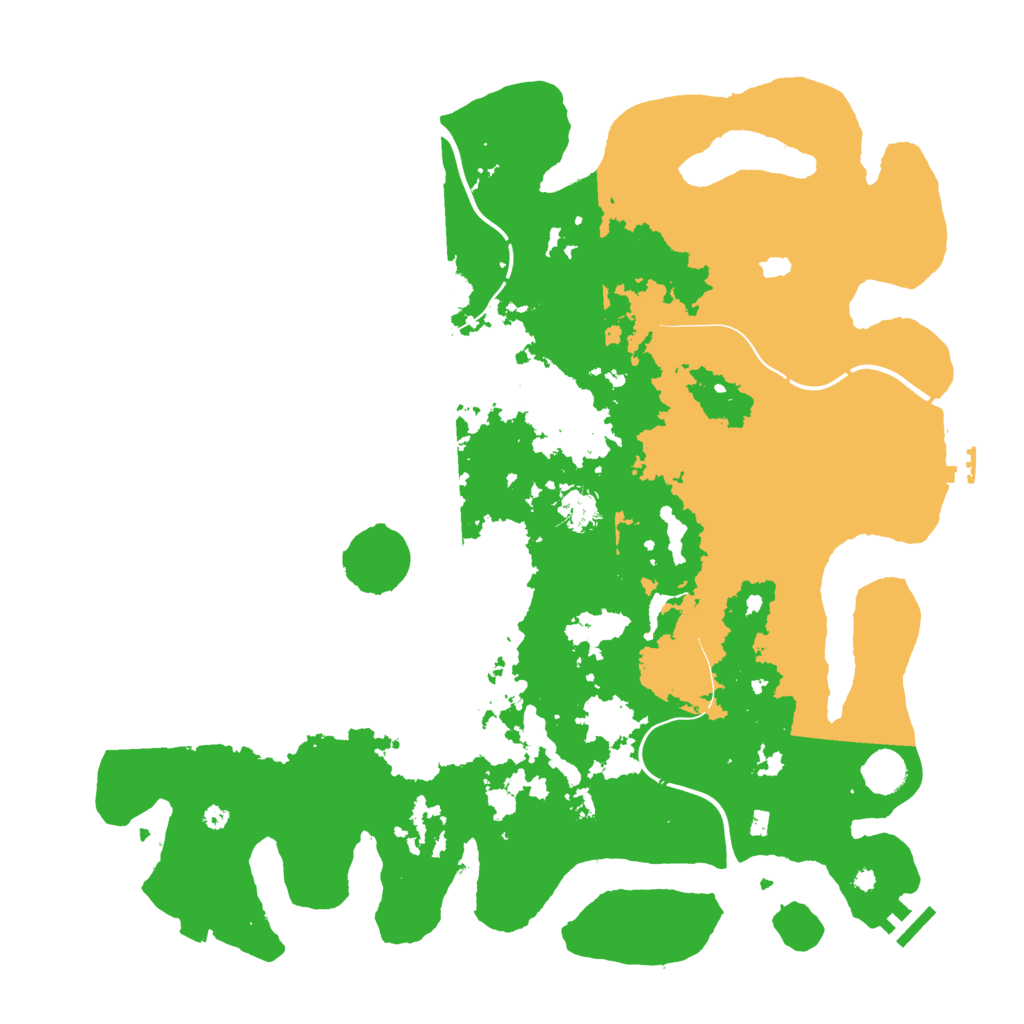 Biome Rust Map: Procedural Map, Size: 4250, Seed: 475243619