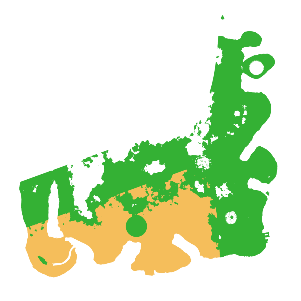 Biome Rust Map: Procedural Map, Size: 3750, Seed: 40176