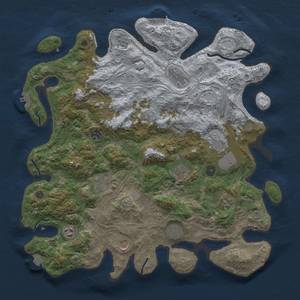 Thumbnail Rust Map: Procedural Map, Size: 4250, Seed: 817042461, 18 Monuments