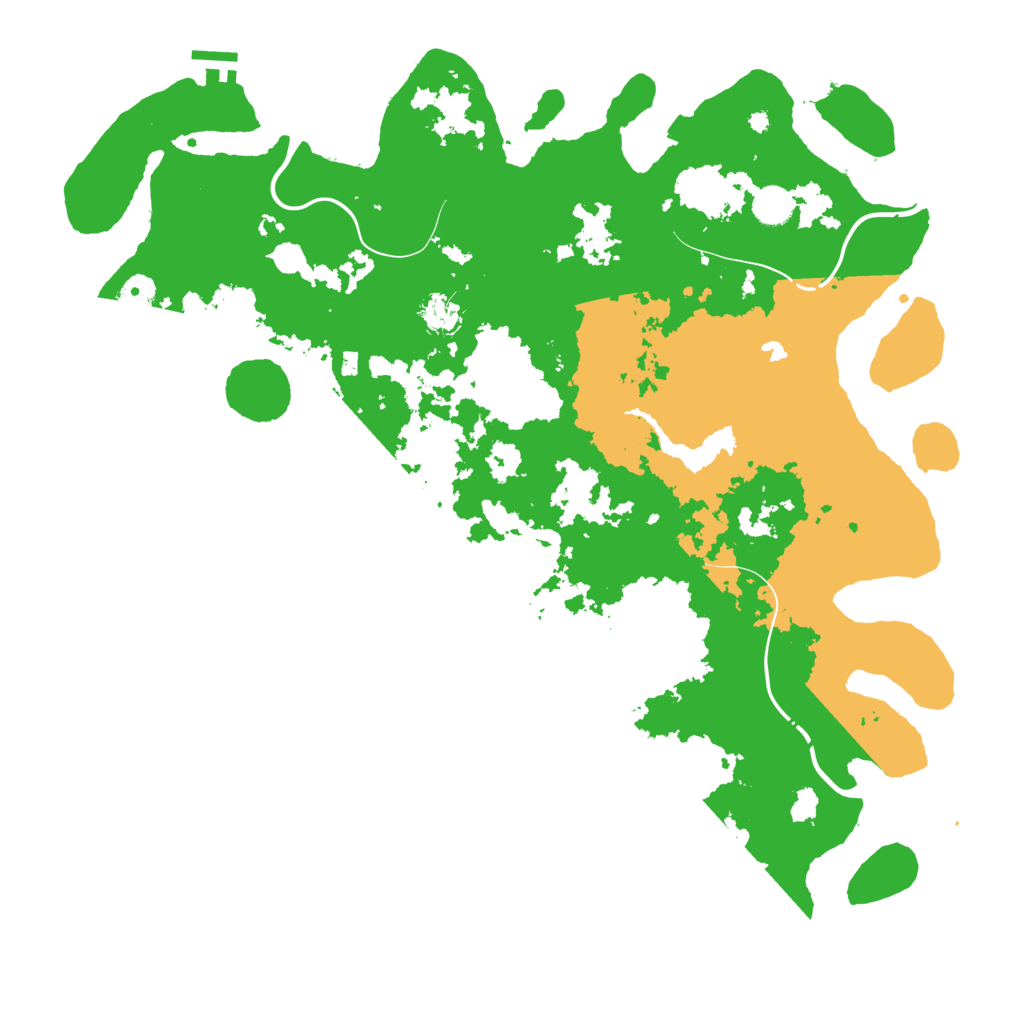 Biome Rust Map: Procedural Map, Size: 4500, Seed: 2113343335