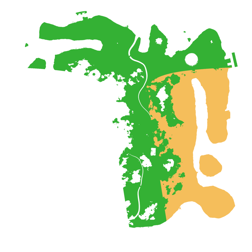 Biome Rust Map: Procedural Map, Size: 3500, Seed: 1173537174