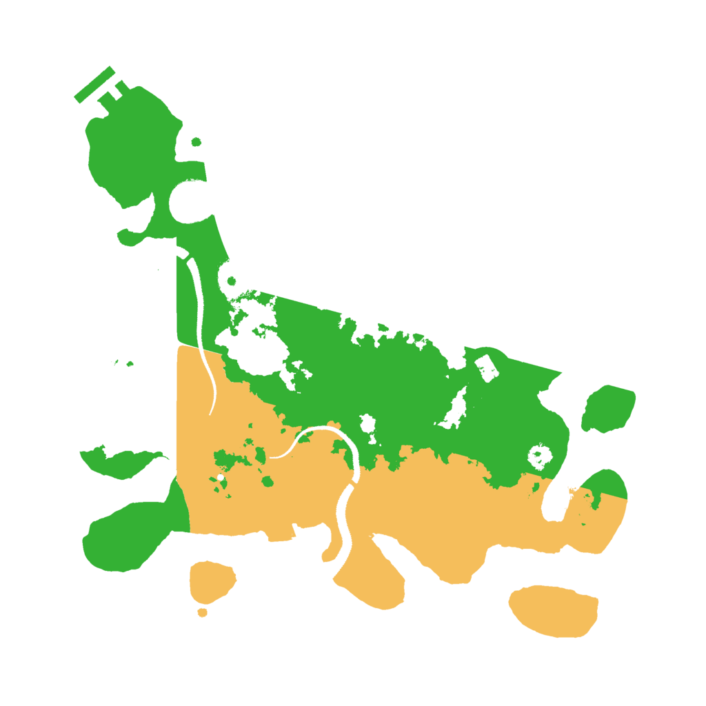 Biome Rust Map: Procedural Map, Size: 3000, Seed: 32818