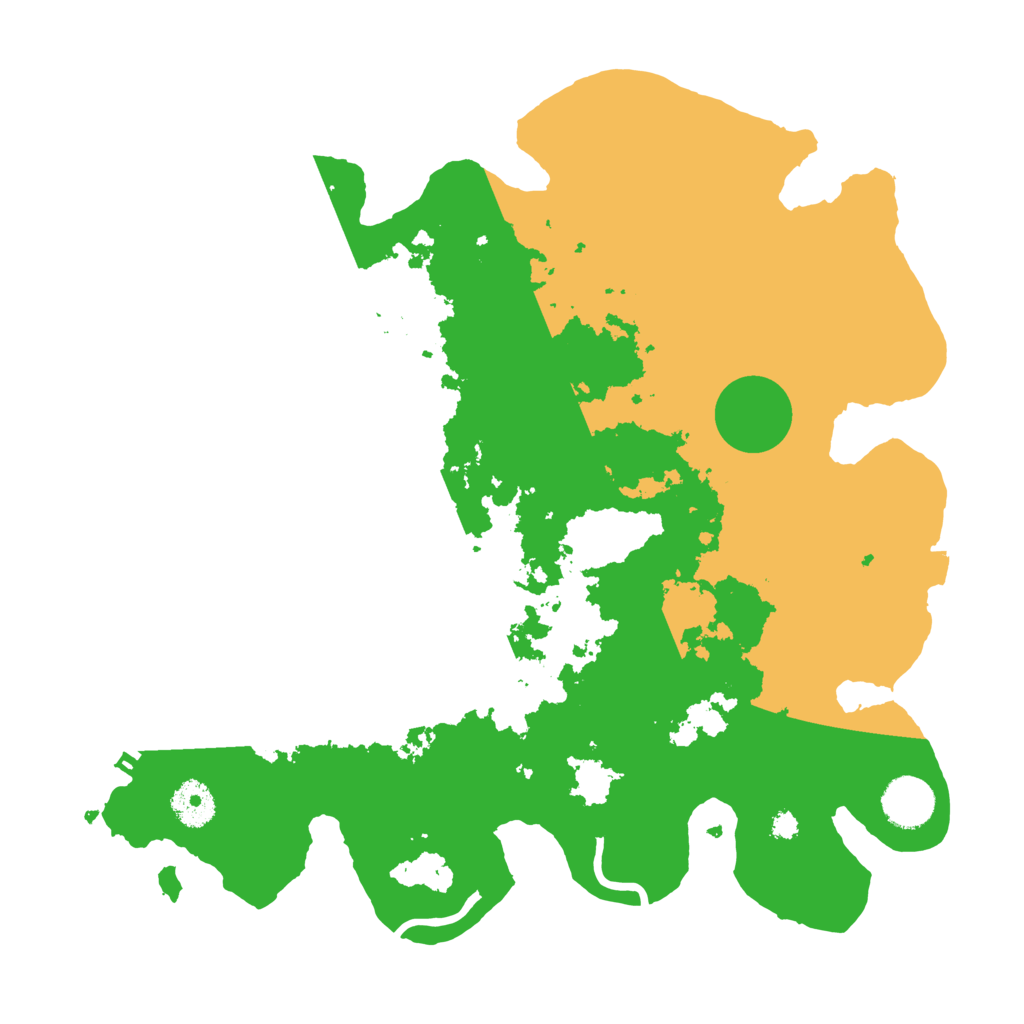 Biome Rust Map: Procedural Map, Size: 3500, Seed: 50279446