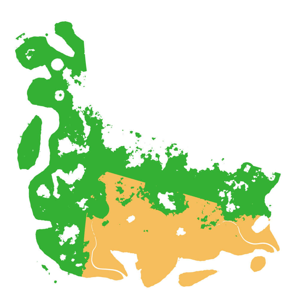 Biome Rust Map: Procedural Map, Size: 4500, Seed: 1008572073