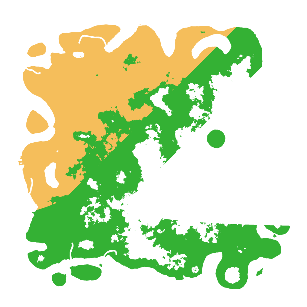 Biome Rust Map: Procedural Map, Size: 4500, Seed: 1251993129