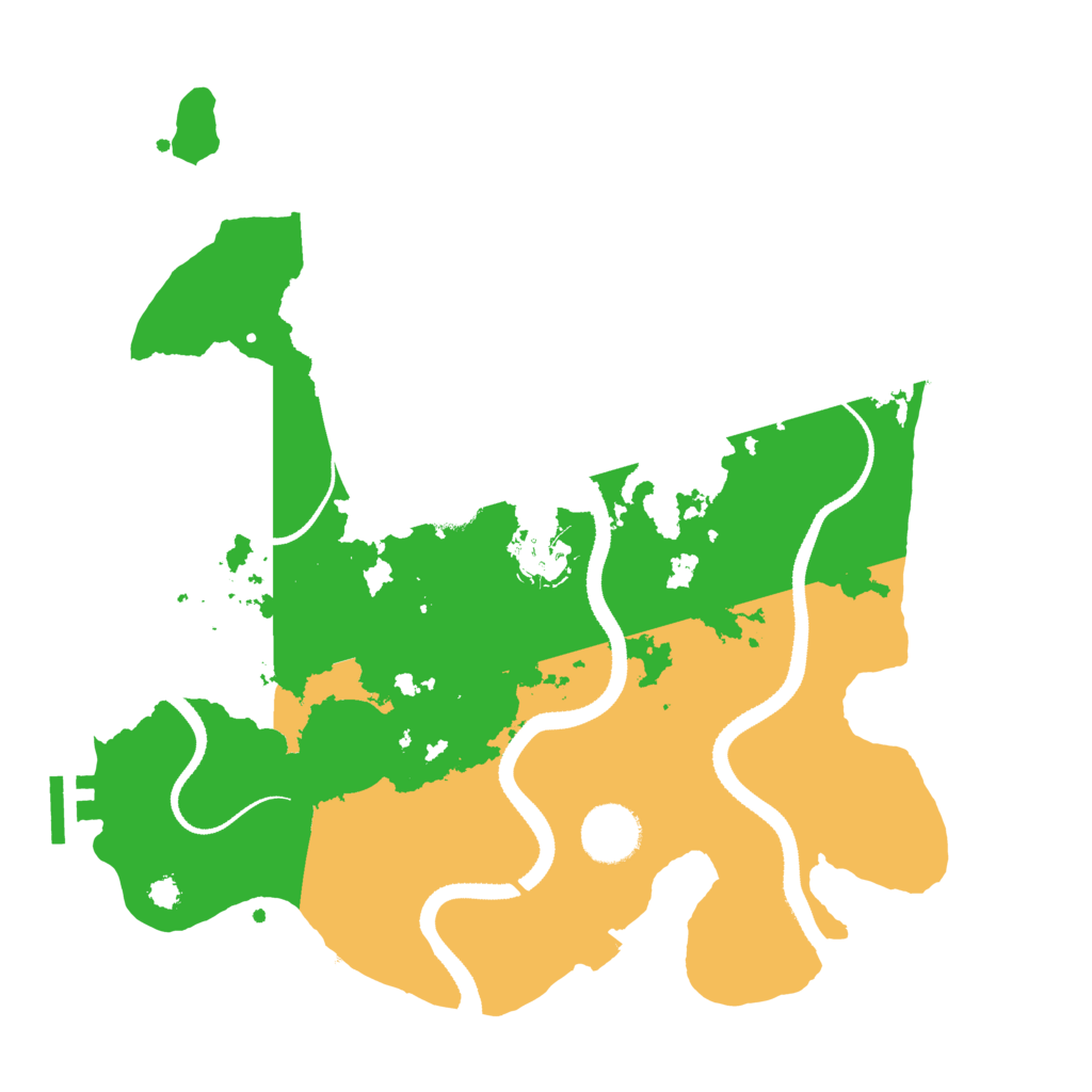 Biome Rust Map: Procedural Map, Size: 3250, Seed: 2356467