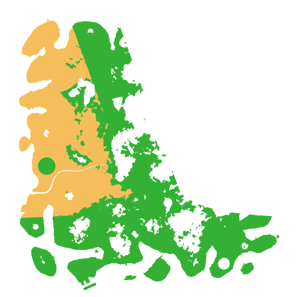 Biome Rust Map: Procedural Map, Size: 4500, Seed: 963685171