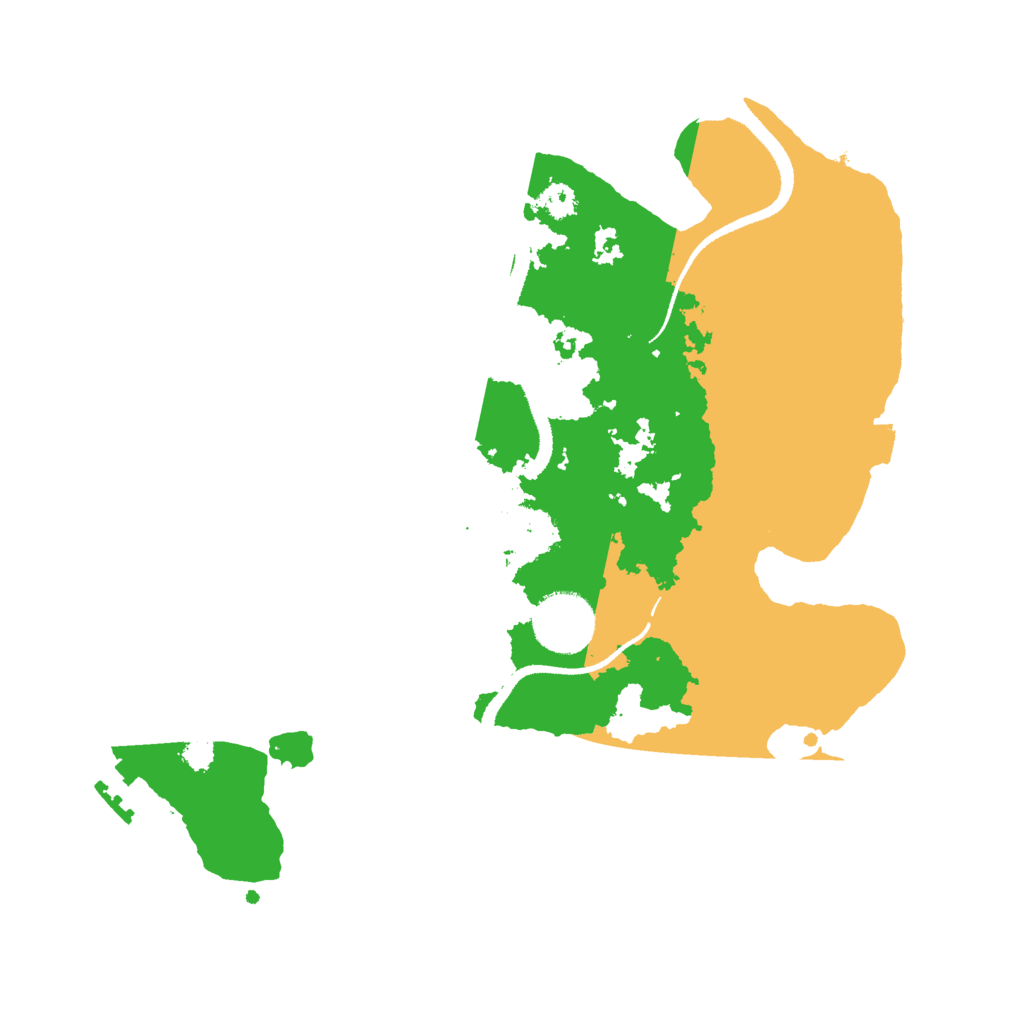 Biome Rust Map: Procedural Map, Size: 3000, Seed: 3673