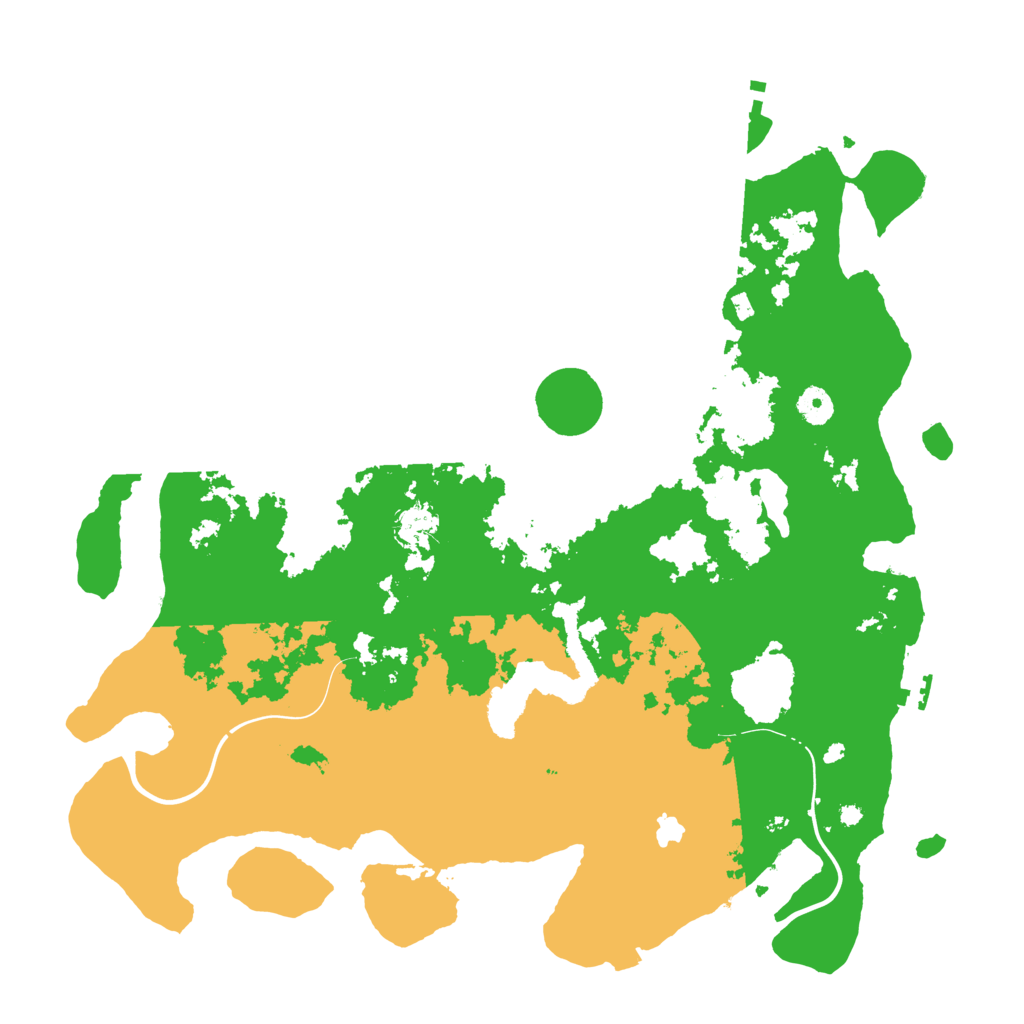 Biome Rust Map: Procedural Map, Size: 4250, Seed: 85123