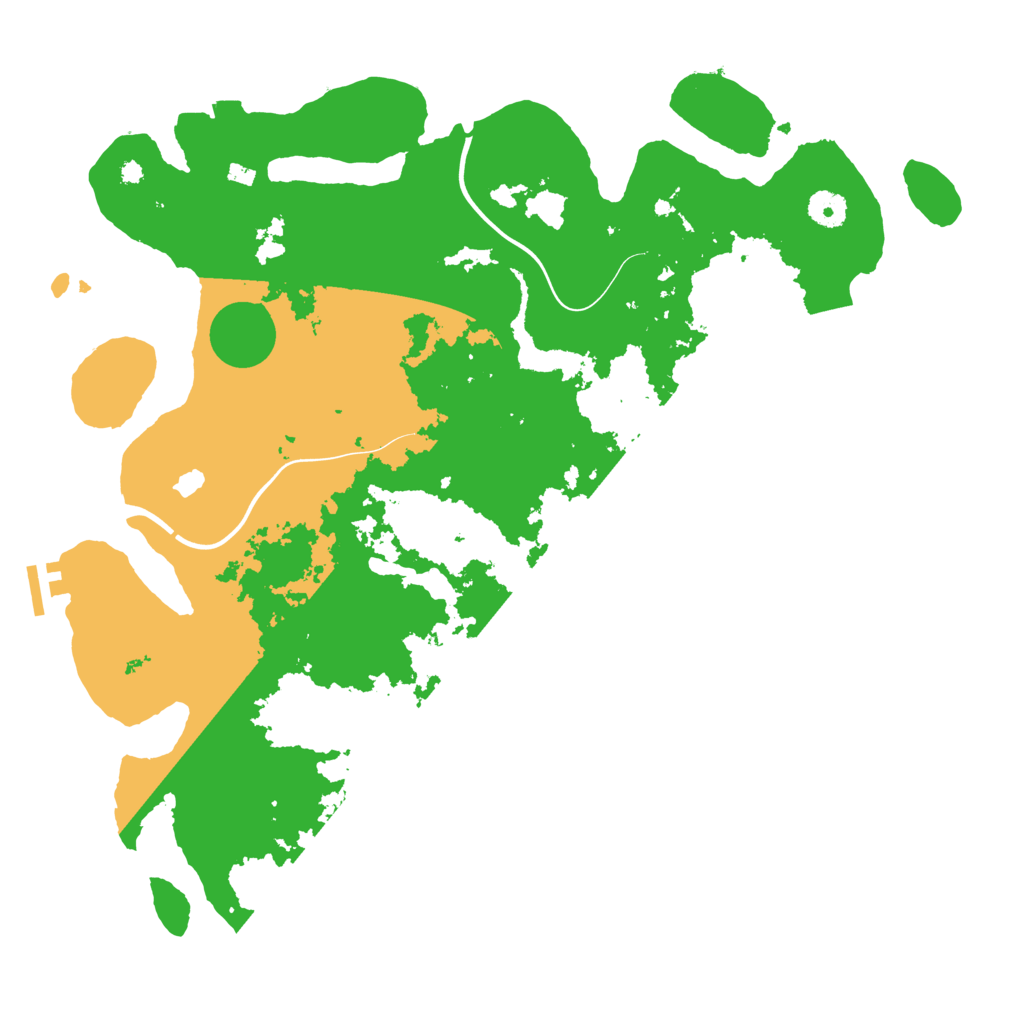 Biome Rust Map: Procedural Map, Size: 4096, Seed: 217420736