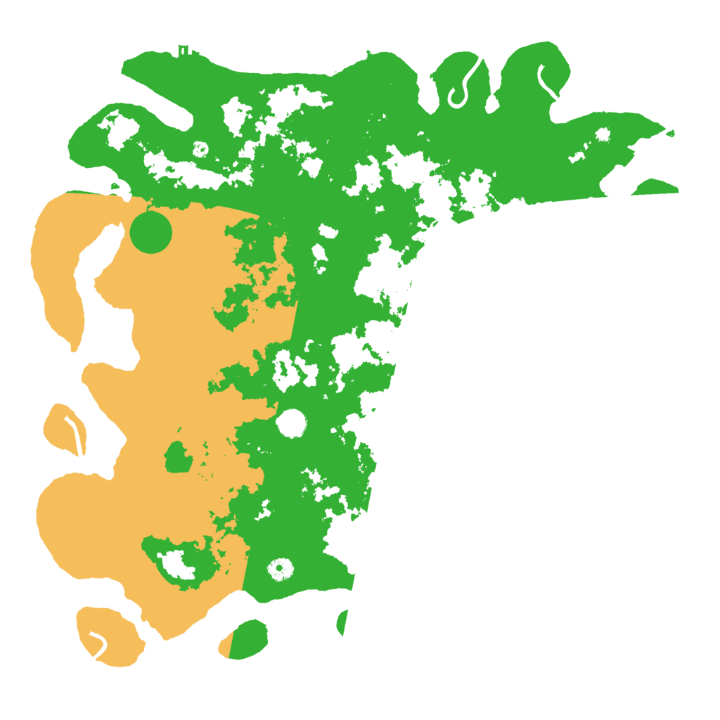 Biome Rust Map: Procedural Map, Size: 4500, Seed: 37783