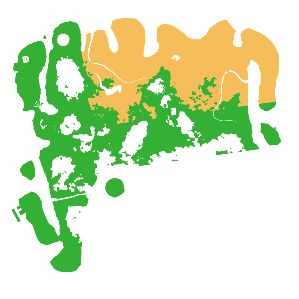 Biome Rust Map: Procedural Map, Size: 4250, Seed: 1281531601