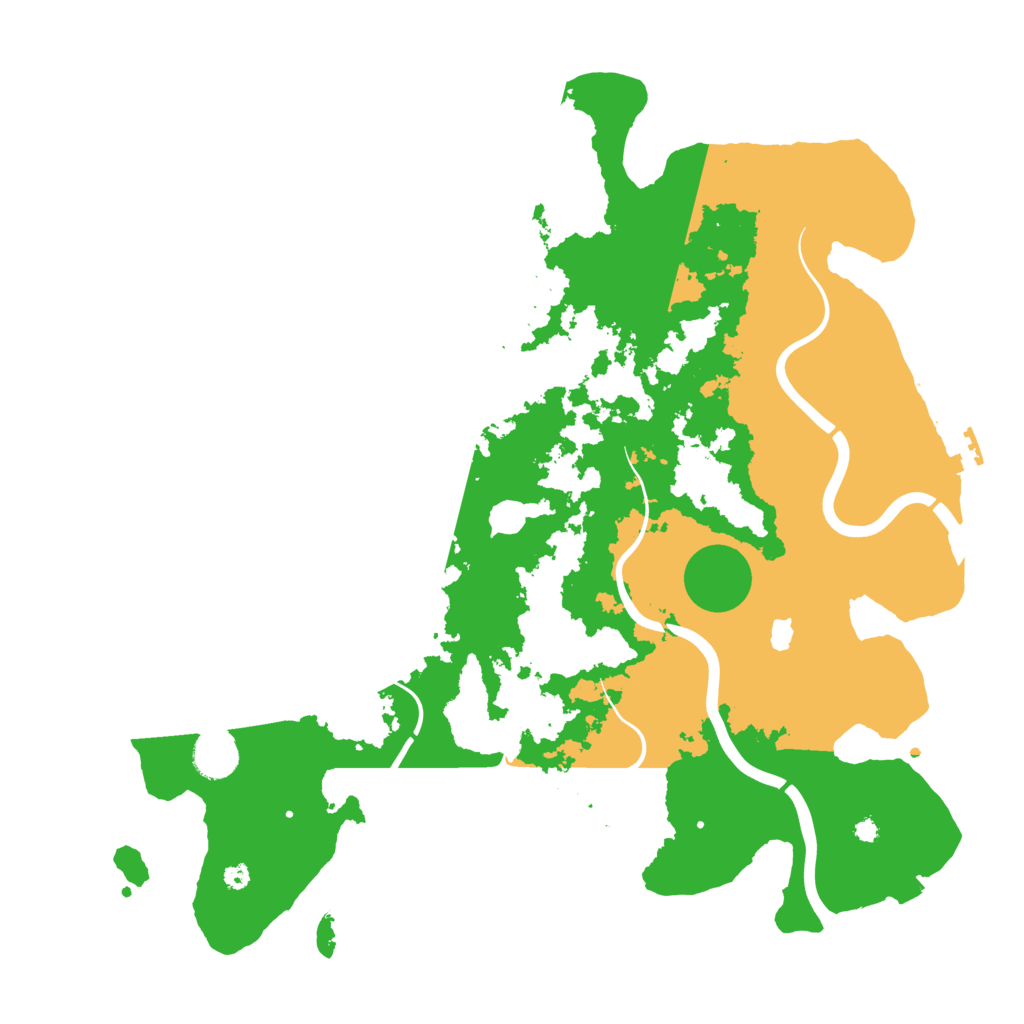 Biome Rust Map: Procedural Map, Size: 4000, Seed: 430915211