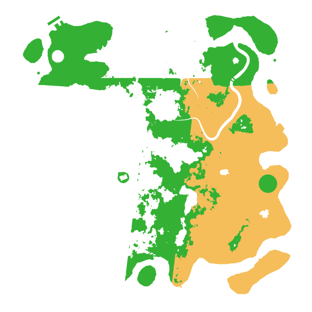 Biome Rust Map: Procedural Map, Size: 4500, Seed: 1387296091