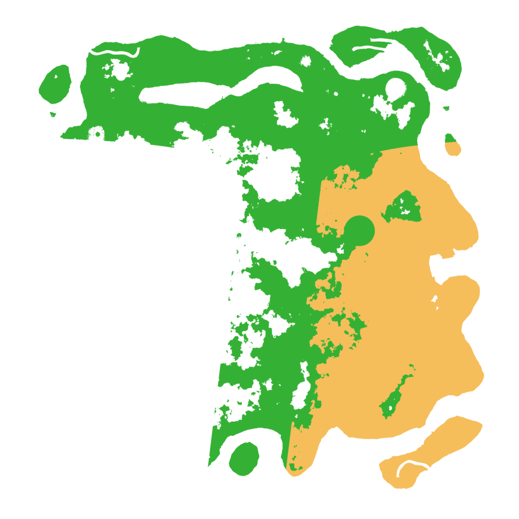 Biome Rust Map: Procedural Map, Size: 4500, Seed: 1387296091