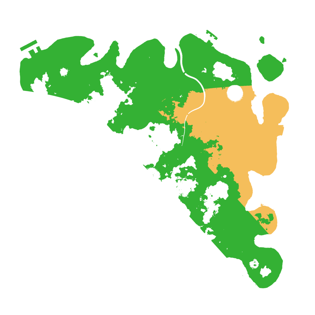 Biome Rust Map: Procedural Map, Size: 3500, Seed: 1461205911
