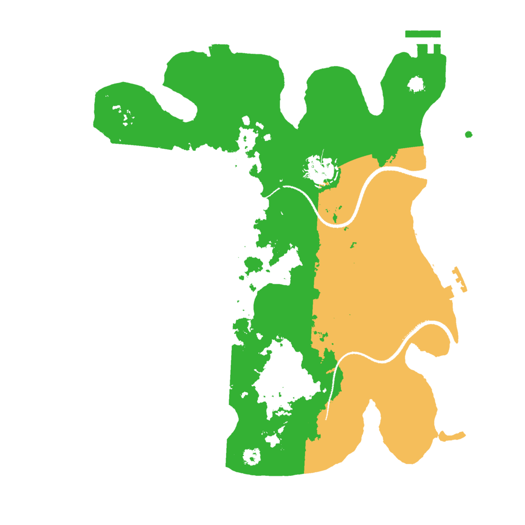 Biome Rust Map: Procedural Map, Size: 3000, Seed: 197871623