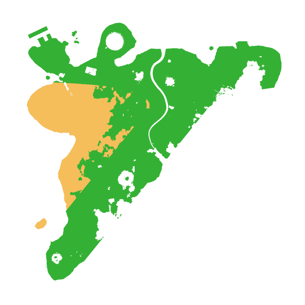 Biome Rust Map: Procedural Map, Size: 3000, Seed: 112424