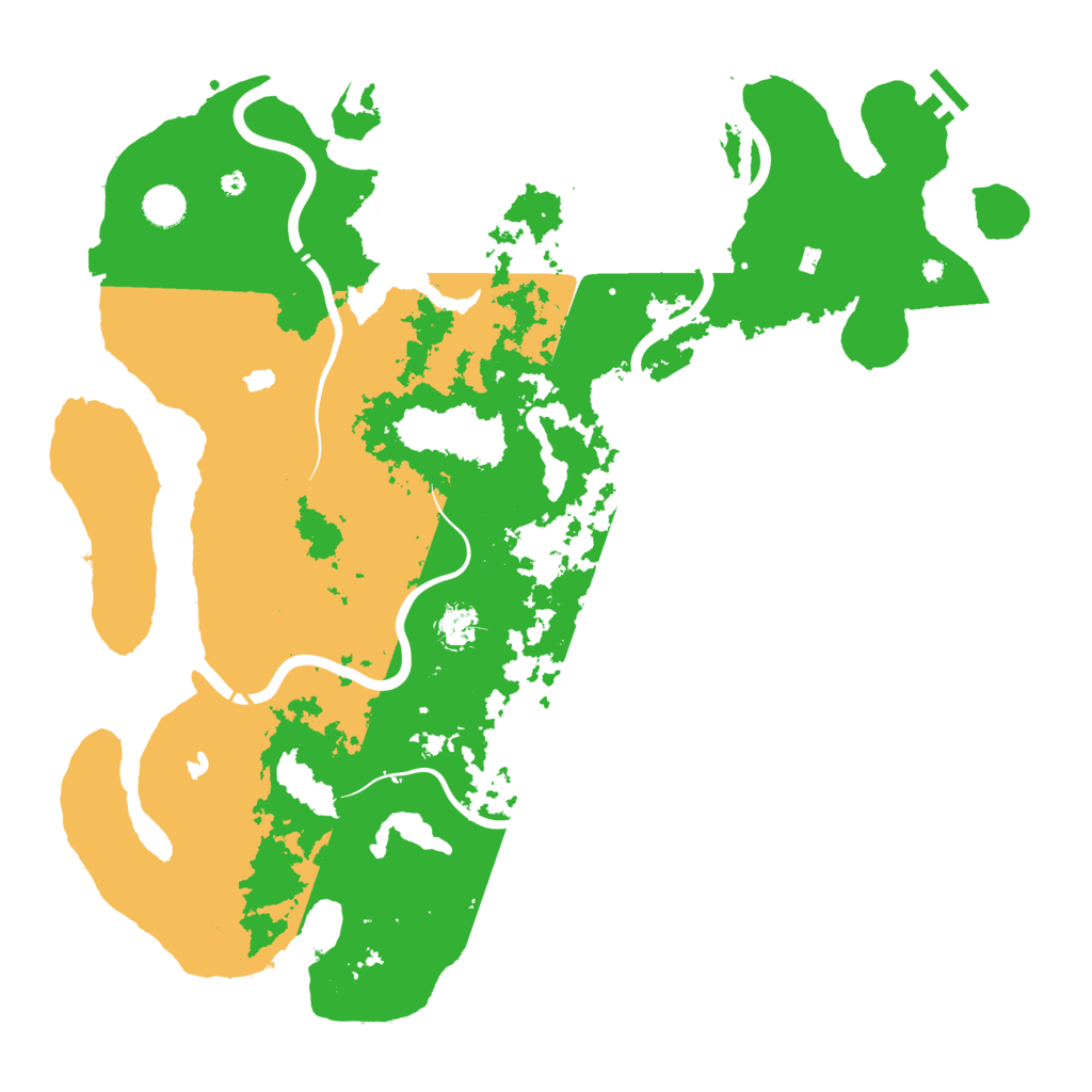 Biome Rust Map: Procedural Map, Size: 4500, Seed: 722092329