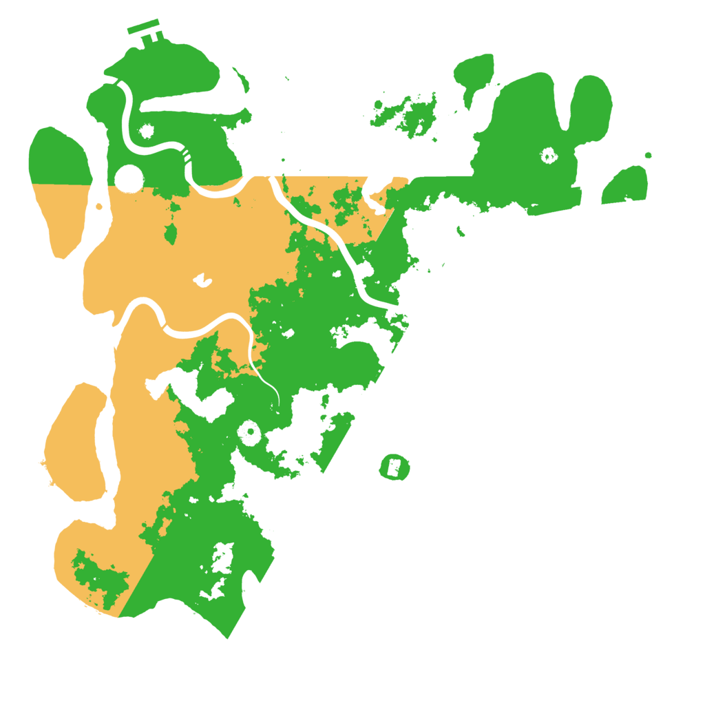 Biome Rust Map: Procedural Map, Size: 4400, Seed: 87657384