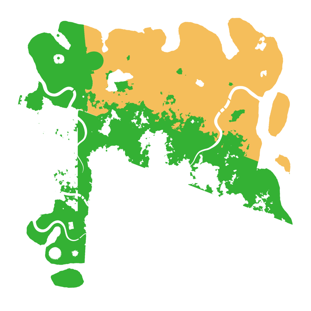 Biome Rust Map: Procedural Map, Size: 4500, Seed: 171786631