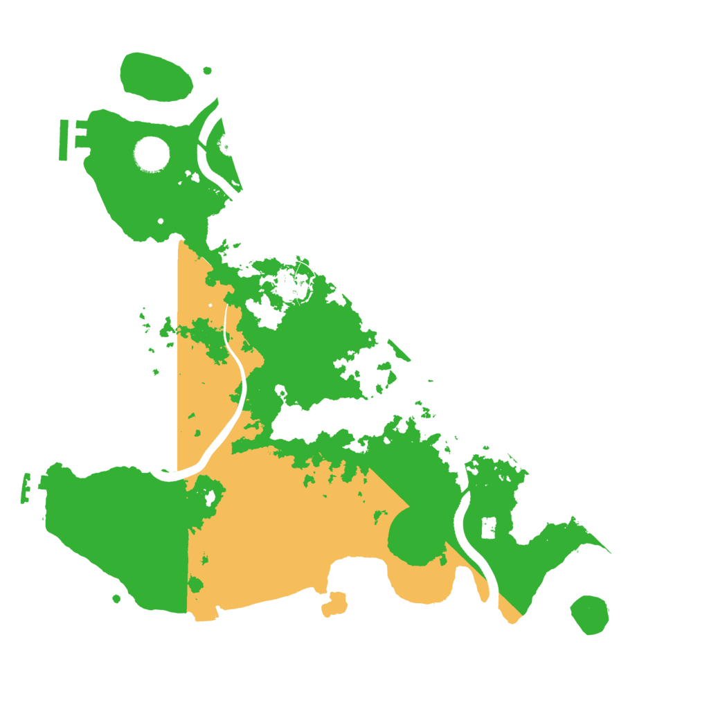 Biome Rust Map: Procedural Map, Size: 3500, Seed: 1051269569