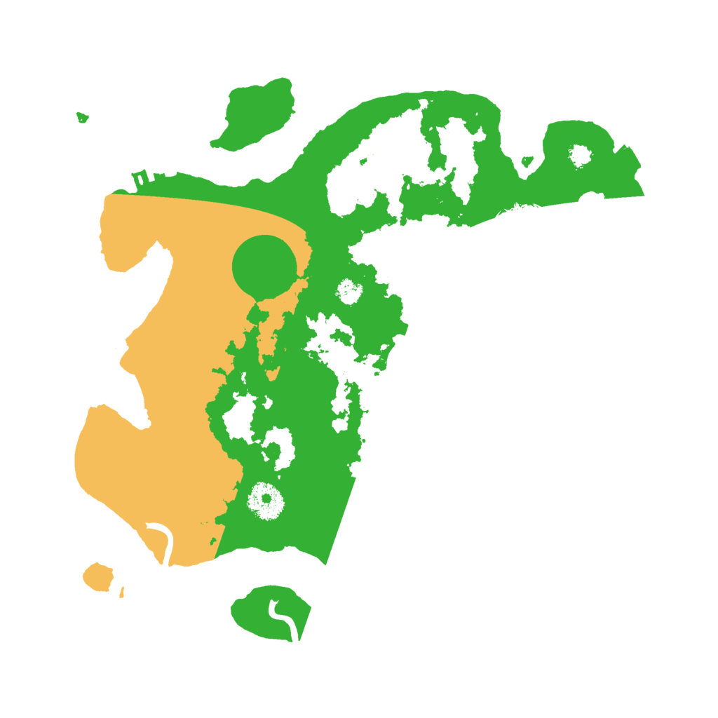 Biome Rust Map: Procedural Map, Size: 3000, Seed: 558606682