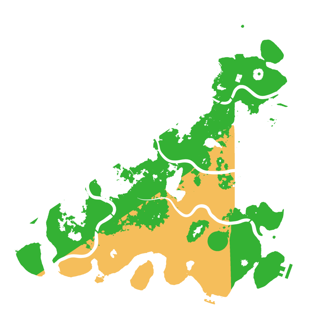 Biome Rust Map: Procedural Map, Size: 4200, Seed: 1899467242