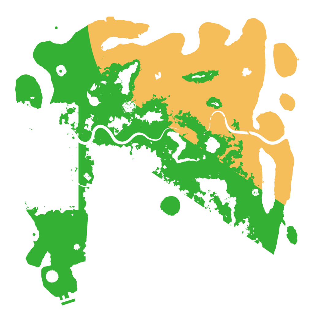 Biome Rust Map: Procedural Map, Size: 4500, Seed: 225901088