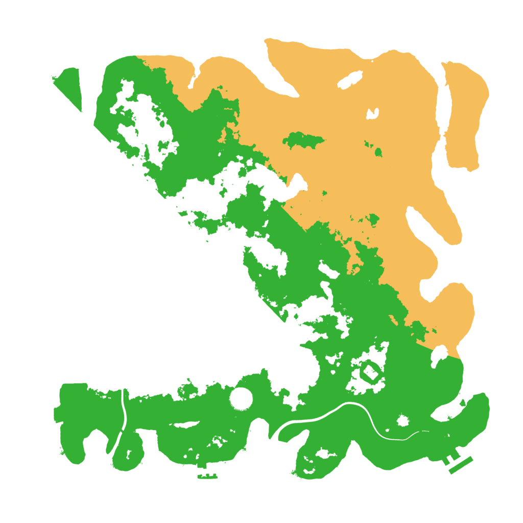 Biome Rust Map: Procedural Map, Size: 4000, Seed: 1226731358