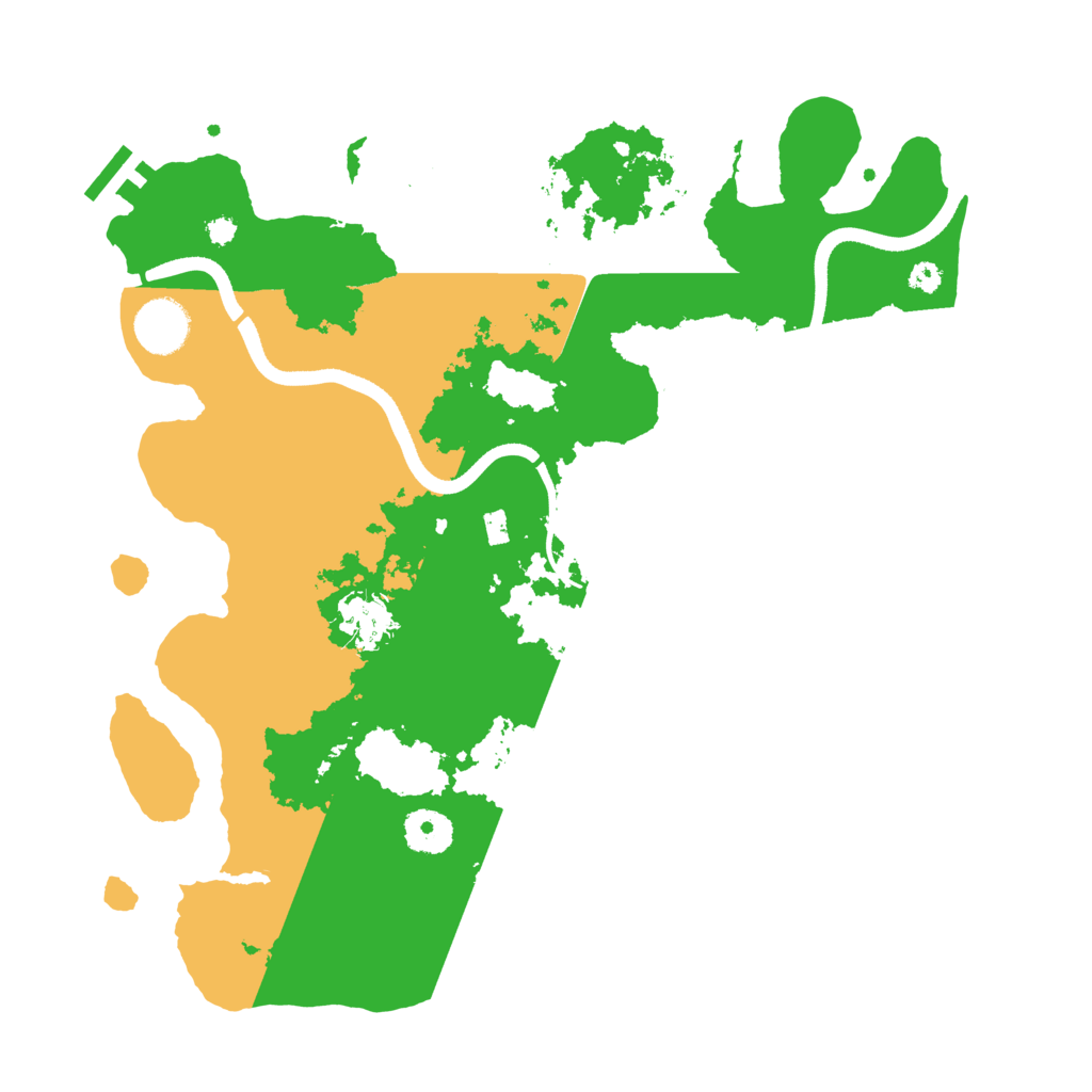 Biome Rust Map: Procedural Map, Size: 3500, Seed: 28060189