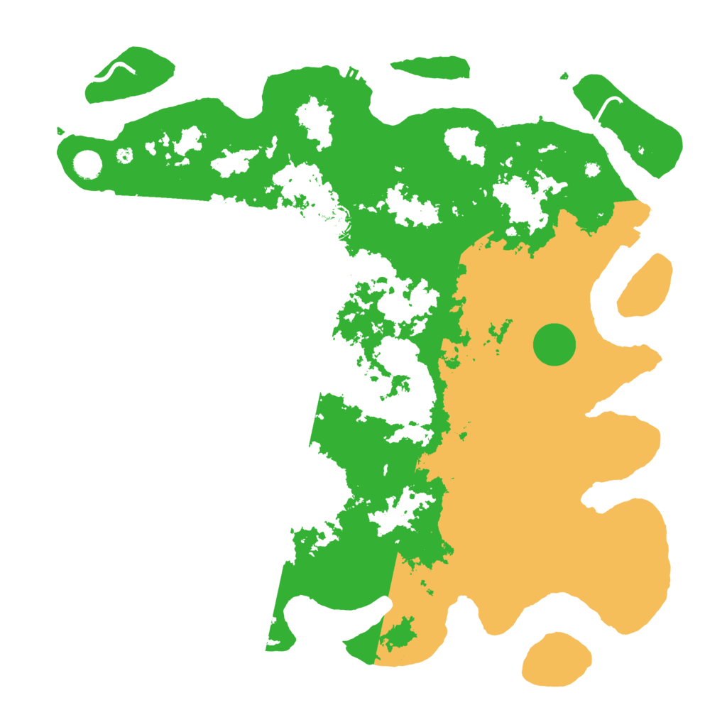 Biome Rust Map: Procedural Map, Size: 4500, Seed: 6218