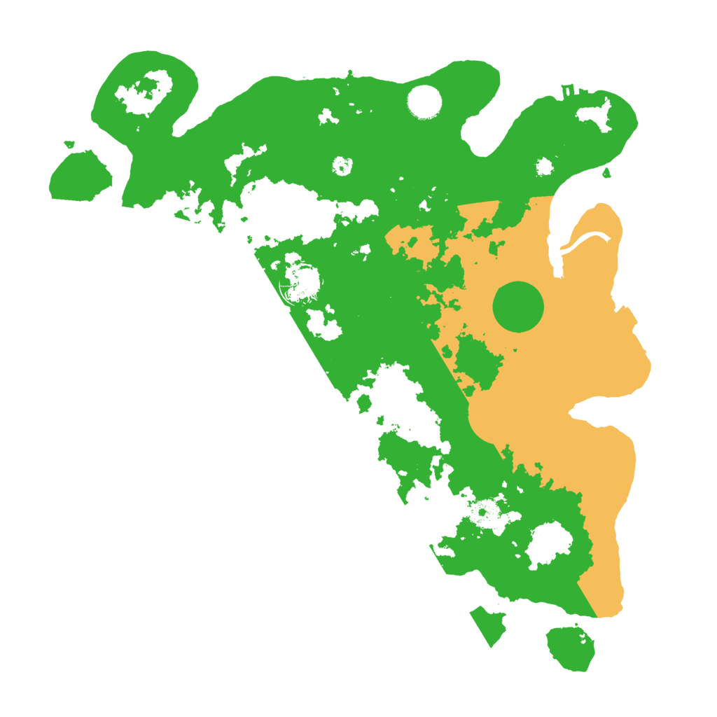 Biome Rust Map: Procedural Map, Size: 3700, Seed: 12821274